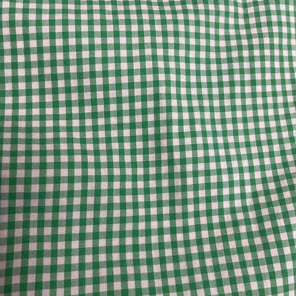 Ralph Lauren Mens L Green White Checked Button Down Long Sleeved Poplin Casual - Picture 9 of 11